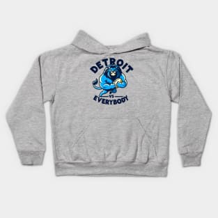 Detroit Lions vs Everybody Kids Hoodie